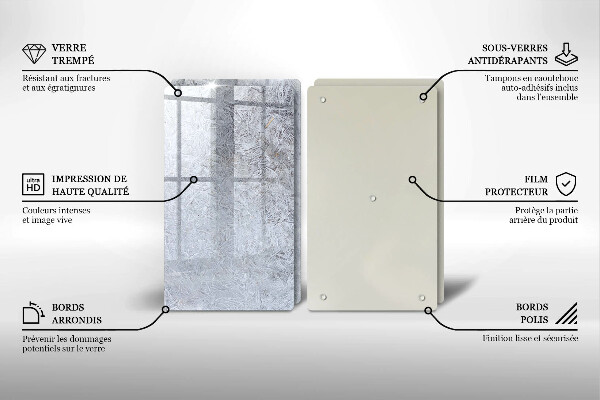 Placa din sticla protectie perete bucatarie Abstracția