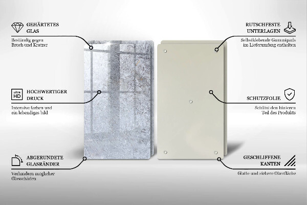 Placa din sticla protectie perete bucatarie Abstracția