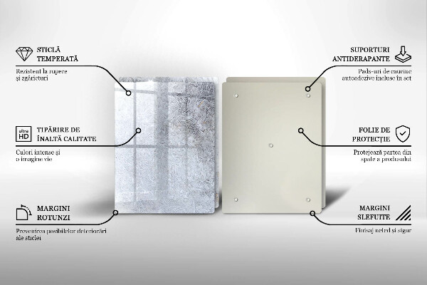 Placa din sticla protectie perete bucatarie Abstracția