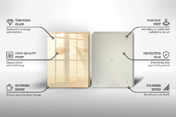 Placa din sticla protectie perete bucatarie Scandura de lemn