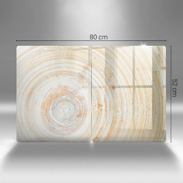 Placa din sticla protectie perete bucatarie Textura lemnului