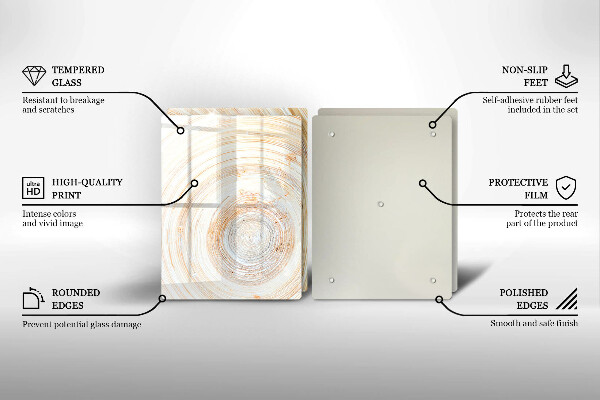 Placa din sticla protectie perete bucatarie Textura lemnului