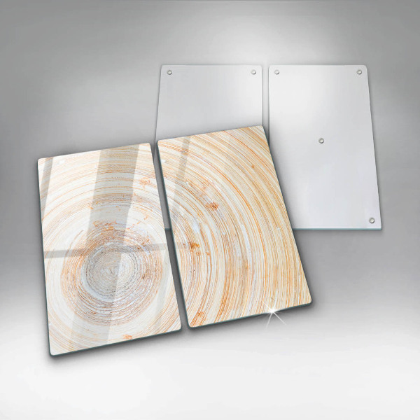Placa din sticla protectie perete bucatarie Textura lemnului