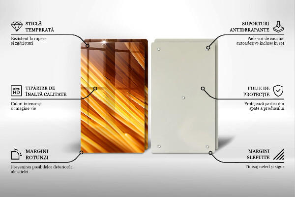 Placa din sticla protectie perete bucatarie Paste spaghete