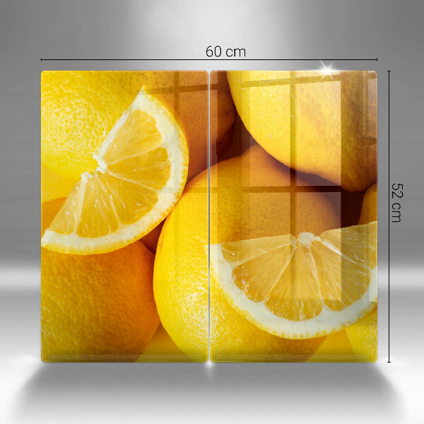 Placa din sticla protectie perete bucatarie Lămâi suculente