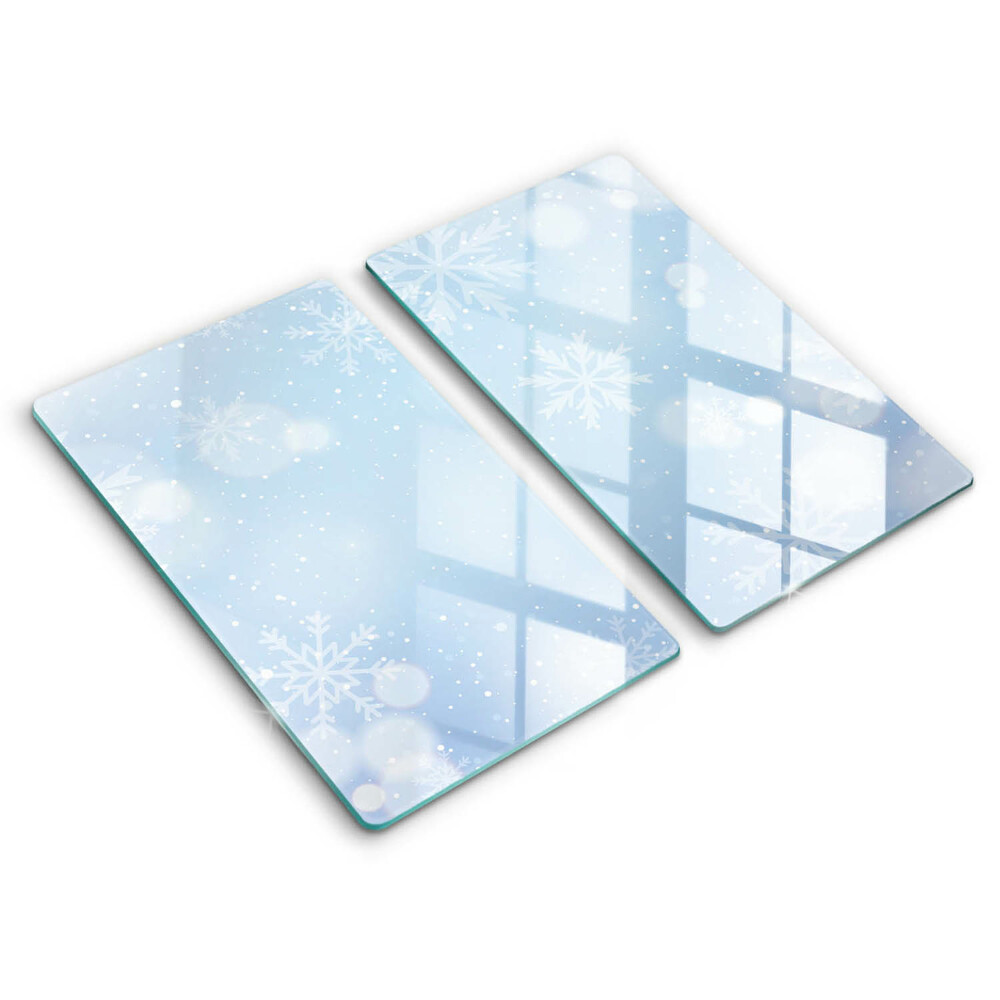 Placa din sticla protectie perete bucatarie Textura de iarnă