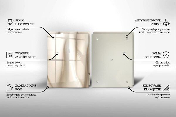 Placa din sticla protectie perete bucatarie Înghețată cremoasă