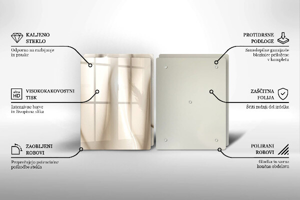 Placa din sticla protectie perete bucatarie Înghețată cremoasă