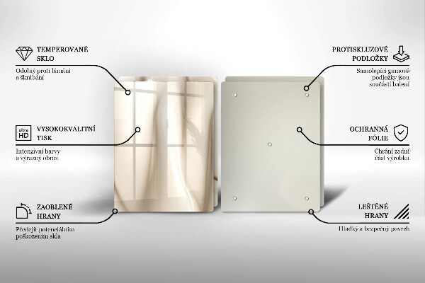 Placa din sticla protectie perete bucatarie Înghețată cremoasă