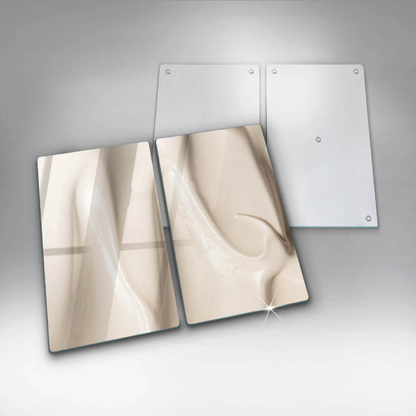 Placa din sticla protectie perete bucatarie Înghețată cremoasă