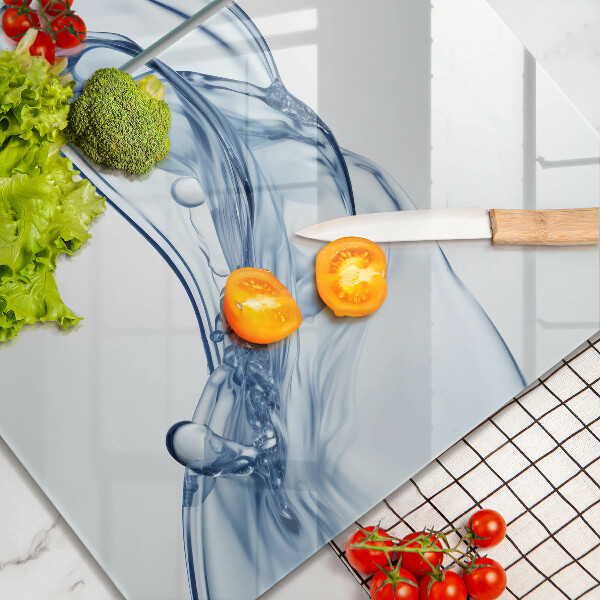 Placa din sticla protectie perete bucatarie Apă cristalină