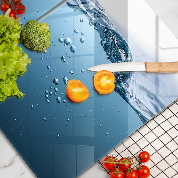 Placă din sticla protectie perete Apa albastra