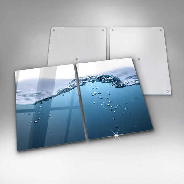 Placă din sticla protectie perete Apa albastra