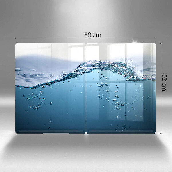Placă din sticla protectie perete Apa albastra