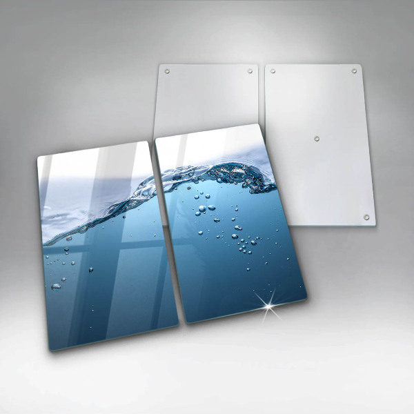 Placă din sticla protectie perete Apa albastra