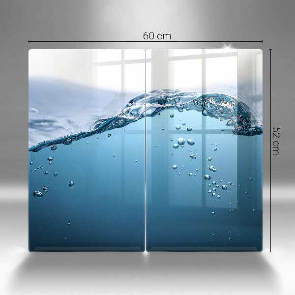 Placă din sticla protectie perete Apa albastra