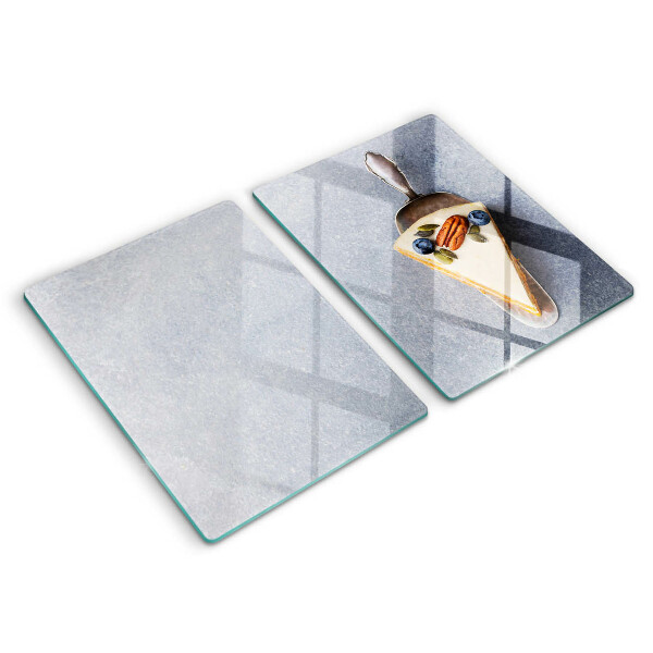 Placă din sticla protectie perete Bucată de tort