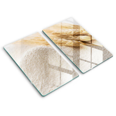 Placă sticla protectie aragaz Făină și spice