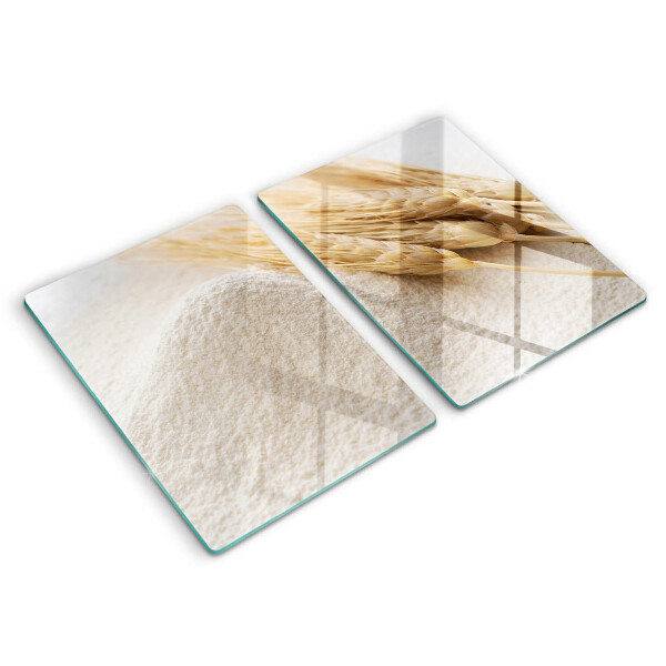 Placă sticla protectie aragaz Făină și spice