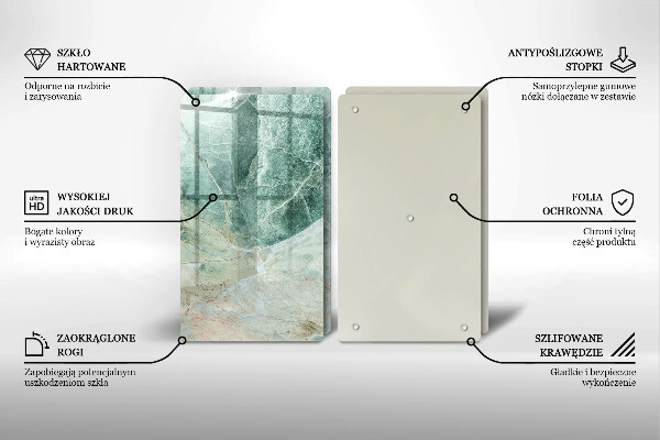 Placă sticla protectie aragaz Structură de piatră