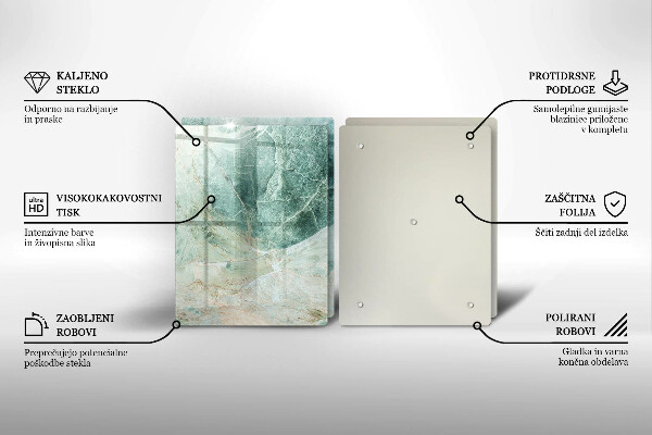 Placă sticla protectie aragaz Structură de piatră