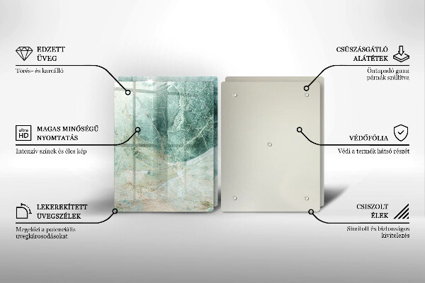 Placă sticla protectie aragaz Structură de piatră