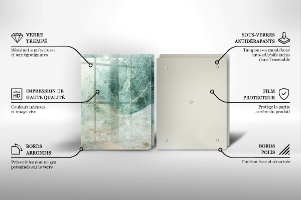 Placă sticla protectie aragaz Structură de piatră