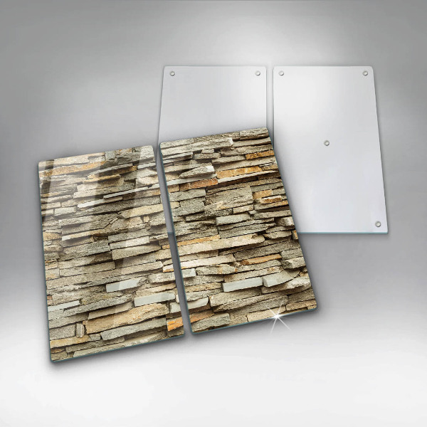 Placă sticla protectie aragaz Pietre decorative