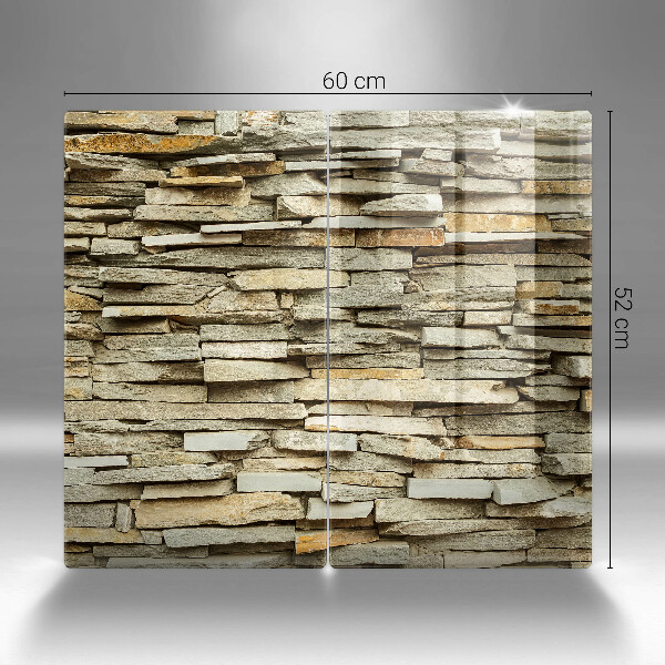 Placă sticla protectie aragaz Pietre decorative