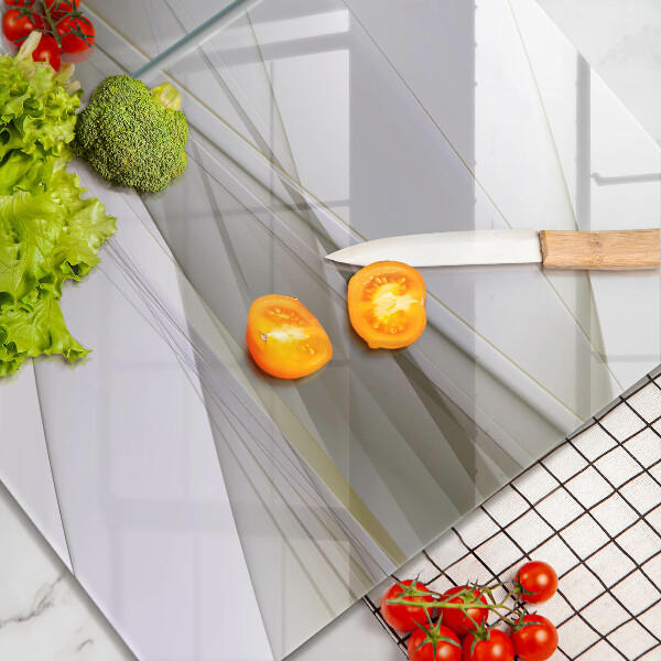 Placă sticla protectie aragaz Design cu linii abstracte