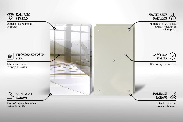 Placă sticla protectie aragaz Design cu linii abstracte