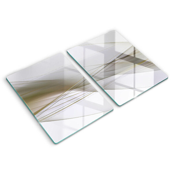 Placă sticla protectie aragaz Design cu linii abstracte
