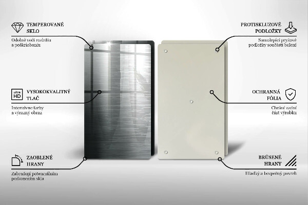 Placă sticla protectie aragaz Textura metalică