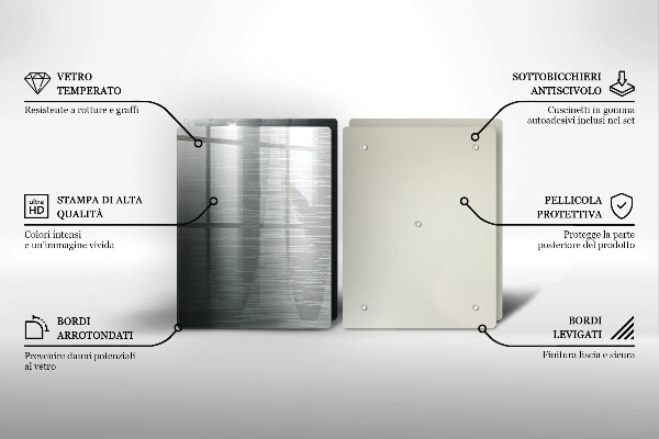 Placă sticla protectie aragaz Textura metalică