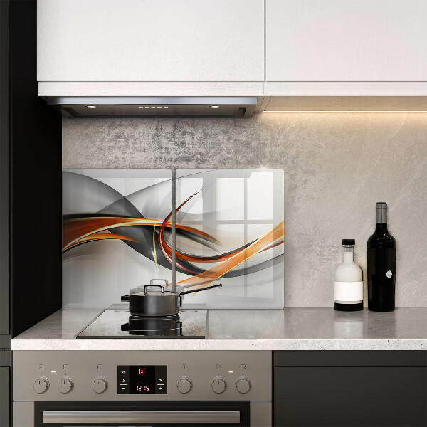 Placă sticla protectie aragaz Forme moderne