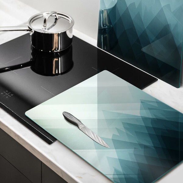 Placă sticla protectie aragaz Munți abstracti