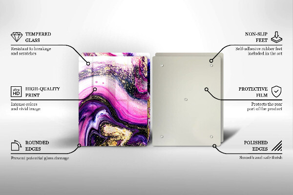 Placă din sticla protectie perete Design abstract auriu