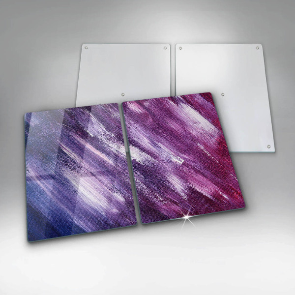 Placă sticla protectie aragaz Abstracția vopselei