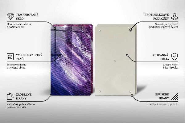 Placă sticla protectie aragaz Abstracția vopselei