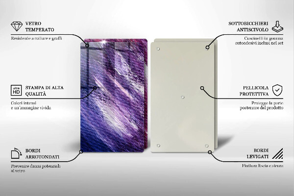 Placă sticla protectie aragaz Abstracția vopselei