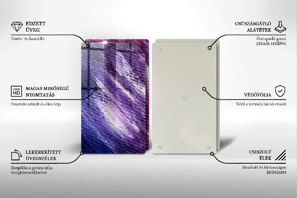 Placă sticla protectie aragaz Abstracția vopselei