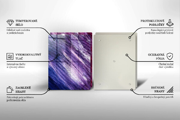 Placă sticla protectie aragaz Abstracția vopselei