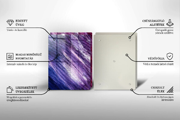 Placă sticla protectie aragaz Abstracția vopselei