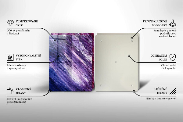 Placă sticla protectie aragaz Abstracția vopselei