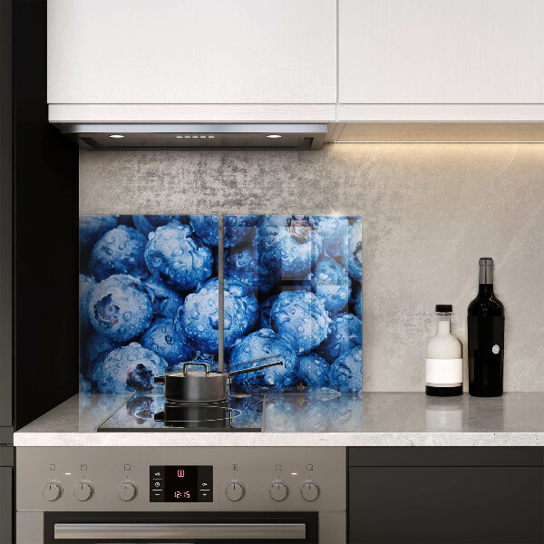 Placă sticla protectie aragaz Afine suculente