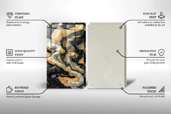 Placă sticla protectie aragaz Structura abstractă