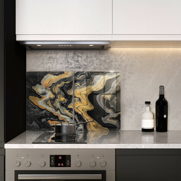 Placă sticla protectie aragaz Structura abstractă