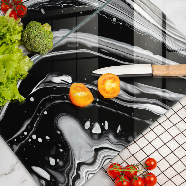 Placă sticla protectie aragaz Abstracția cernelii