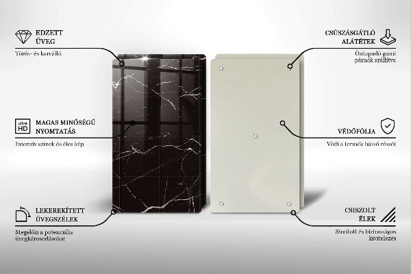 Placă sticla protectie aragaz Placi de marmură