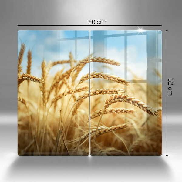 Placă din sticla protectie perete Spice de cereale în câmp